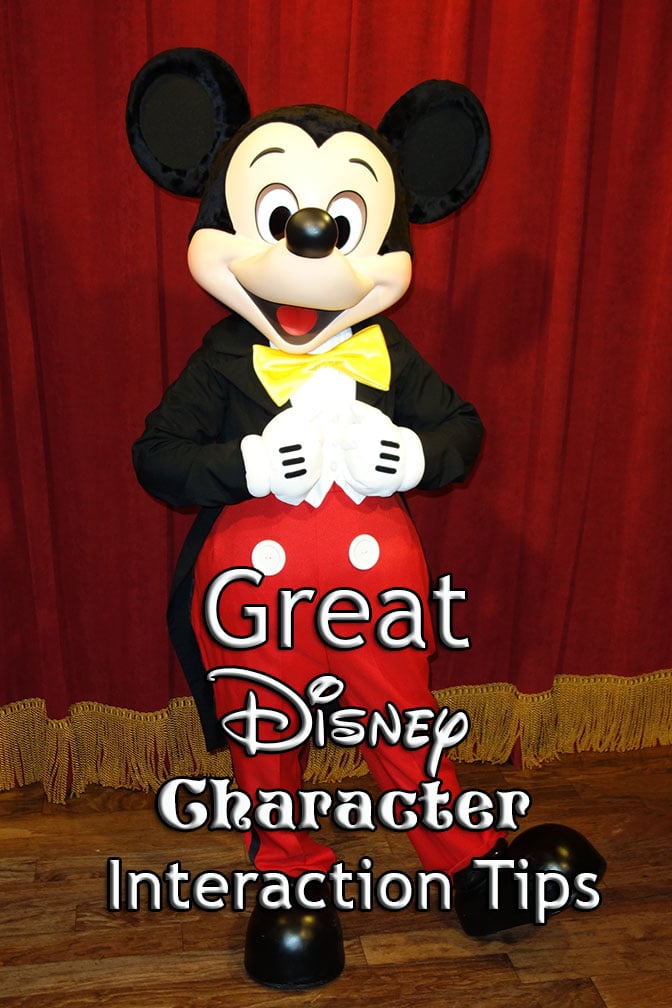 Walt Disney World Character Interaction Ideas