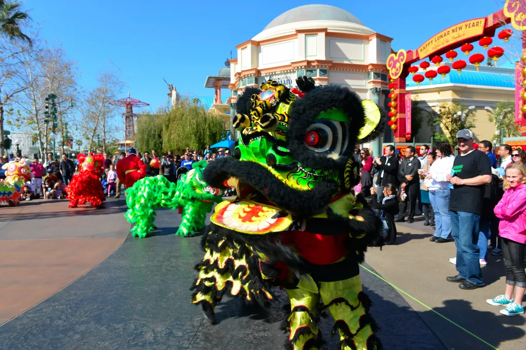Dragon float Chinese New Year Celebration