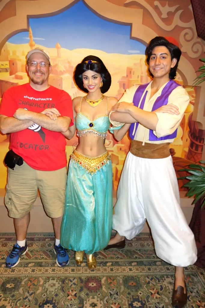 Aladdin & Jasmine in Epcot