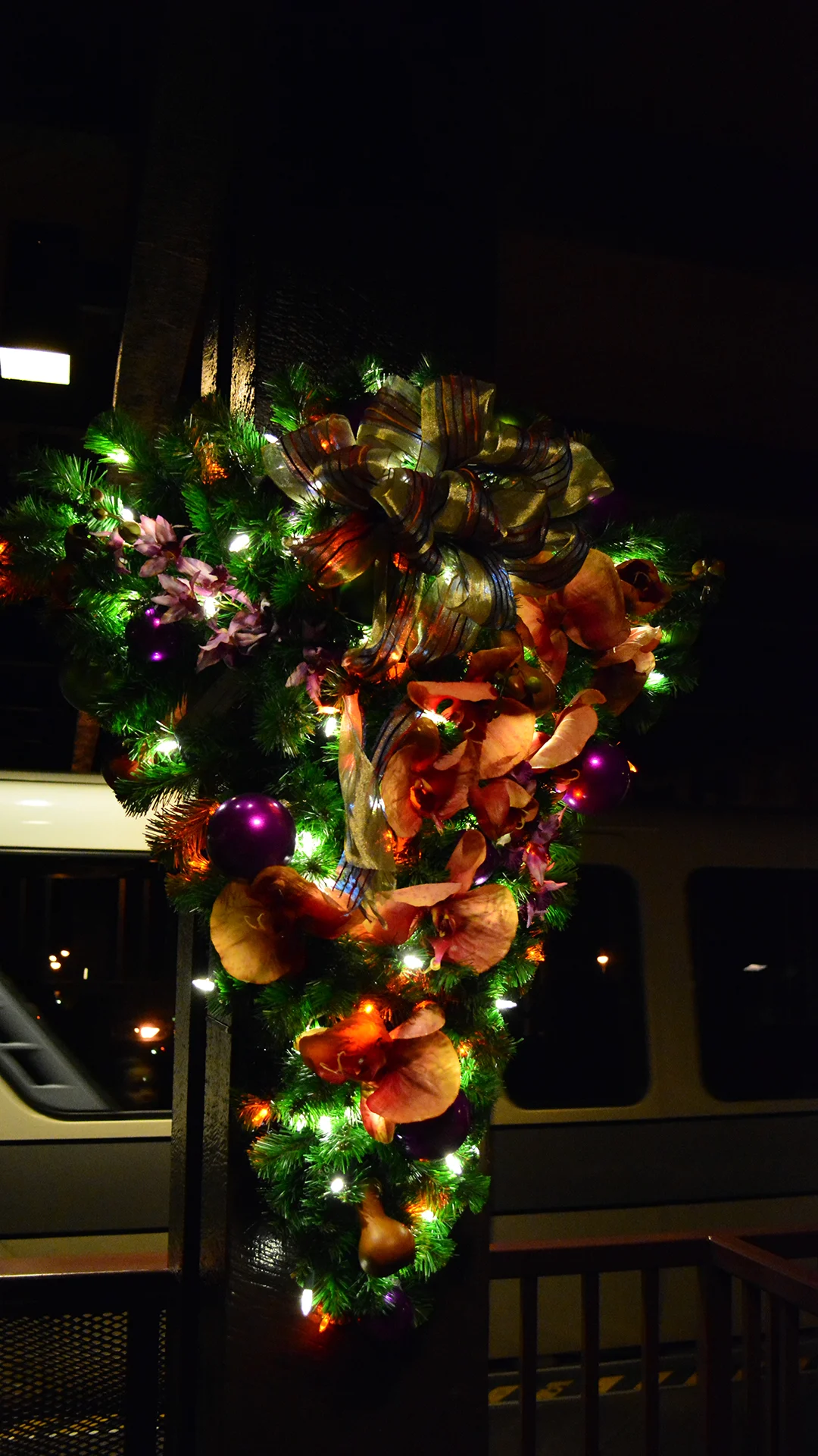 Polynesian Resort Christmas Characters and Christmas Decor (34)