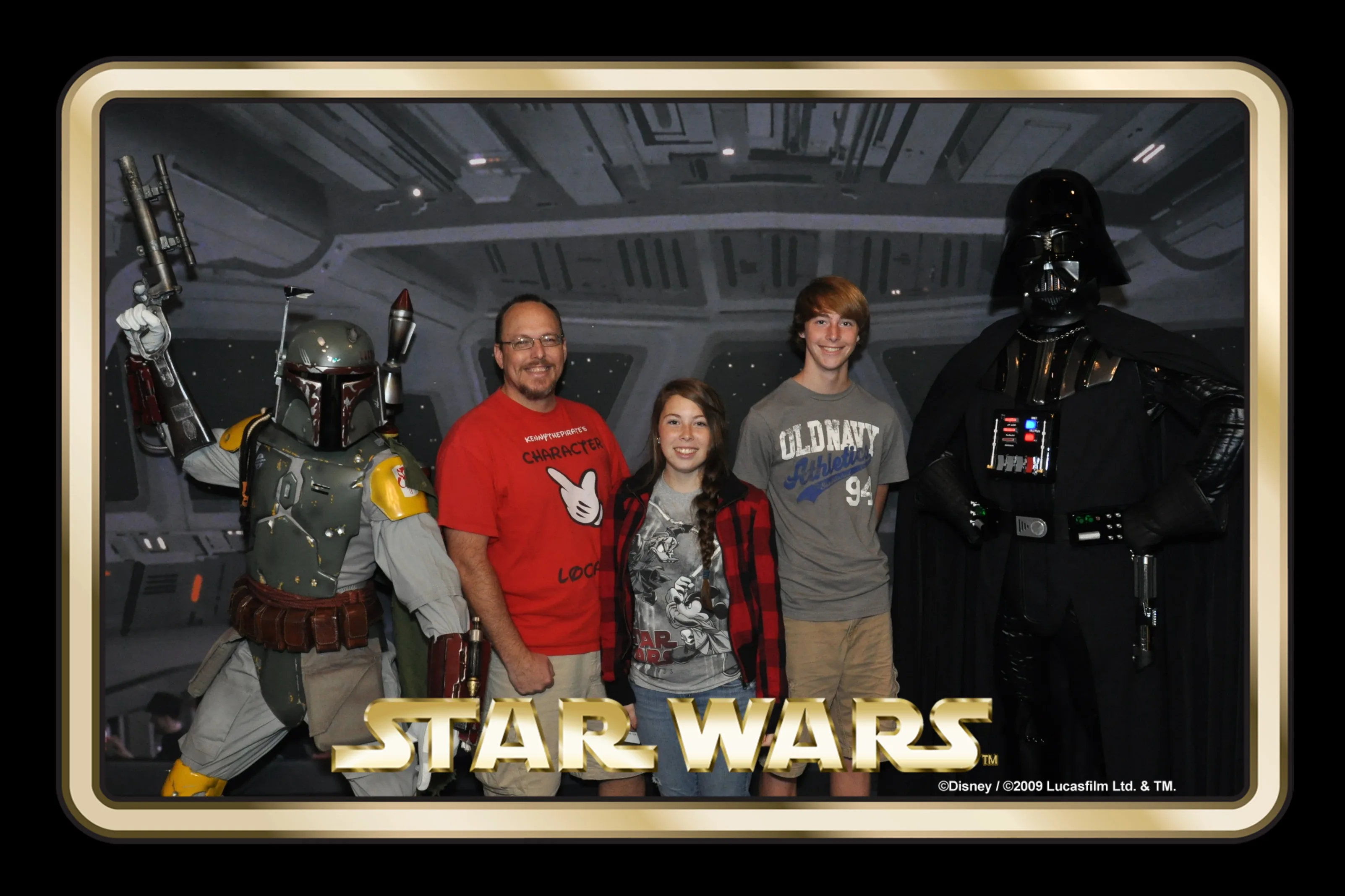 Boba Fett and Darth Vader Star Wars Weekends Photopass (3)