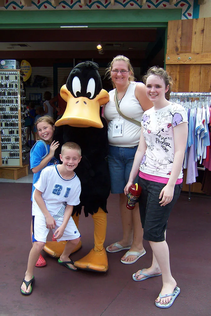 Daffy Duck Six Flags Texas 2007