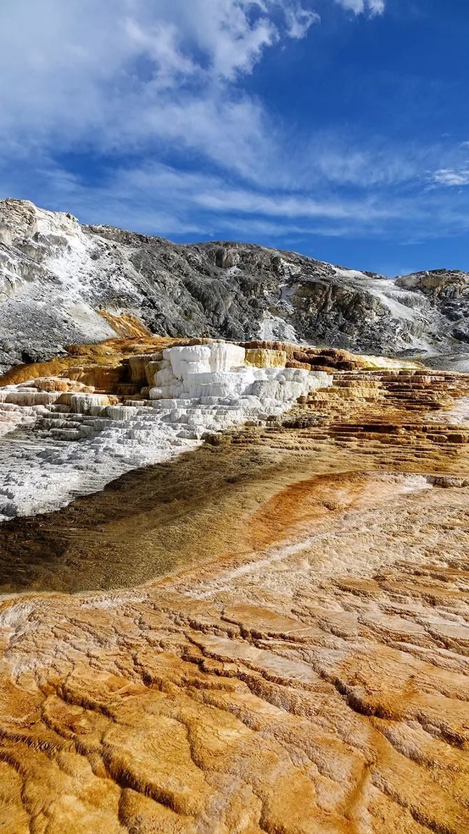 Yellowstone Day 2 Mammoth Hot Springs Terraces