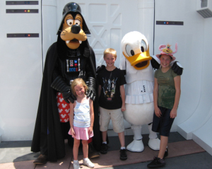 Walt Disney World, Hollywood Studios, Star Wars Weekends Characters, Darth Goofy, Stormtrooper Donald