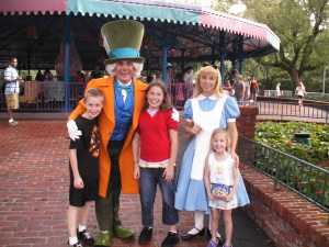 Walt Disney World, Magic Kingdom Characters, Fantasyland, Alice in Wonderland, Mad Hatter