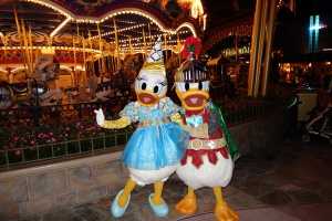 Knight Donald and Princess Daisy at Mickey's Not So Scary Halloween Party 2012