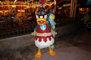 Knight Donald and Princess Daisy at Mickey's Not So Scary Halloween Party 2012