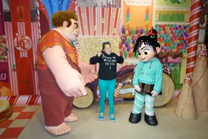 Wreck-it Ralph and Vanellope at Hollywood Studios 2013