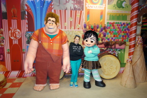 Wreck-it Ralph and Vanellope at Hollywood Studios 2013