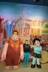 Wreck-it Ralph and Vanellope at Hollywood Studios 2013