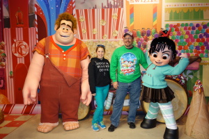 Wreck-it Ralph and Vanellope at Hollywood Studios 2013