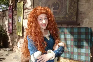 Merida at the Magic Kingdom in Disney World 2013