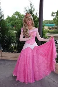 Princess Aurora in France at Epcot 2013