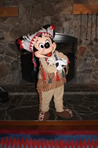 Disneyland Paris, Character Meets, Mickey Mouse, Indian Chief