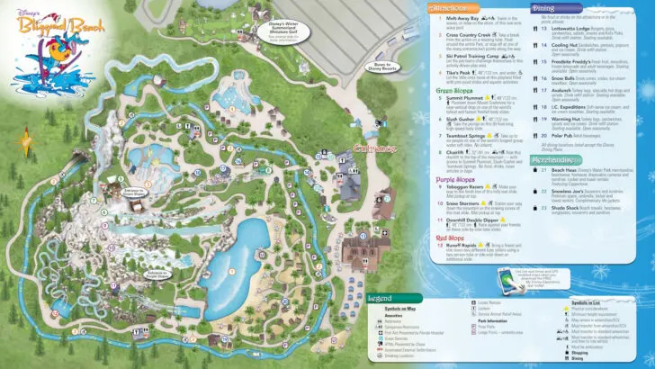 Walt Disney World Water Park Maps - KennythePirate.com