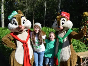 Walt Disney World, Animal Kingdom, Christmas 2013, Camp Minnie Mickey, Chip n Dale