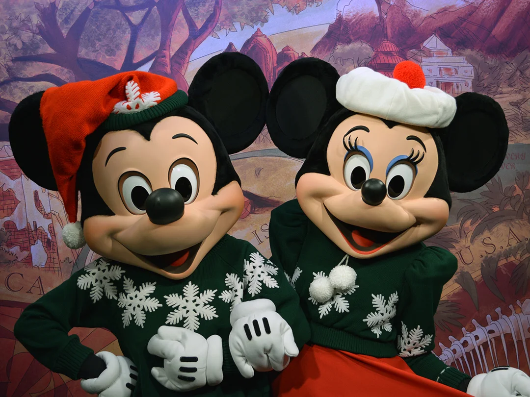 Walt Disney World, Animal Kingdom, Christmas 2013, Mickey and Minnie, Meet and Greet