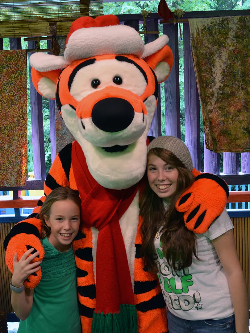 Walt Disney World, Animal Kingdom, Christmas 2013, Meet and Greet, Tigger