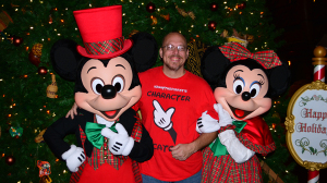 Walt Disney World Animal Kingdom Lodge Jambo House Christmas Characters Mickey and Minnie