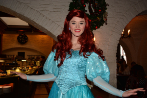 Walt Disney World, Epcot, Akershus Royal Banquet Hall, Princess Character Meal, Ariel