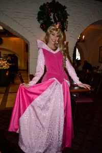 Walt Disney World, Epcot, Akershus Royal Banquet Hall, Princess Character Meal, Aurora, Briar Rose, Sleeping Beauty