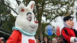 Walt Disney World, Magic Kingdom, Celebrate a Dream Come True Parade, White Rabbit