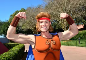 Walt Disney World, Epcot, Characters, Meet and Greet, Hercules, Epcot Character Traiining