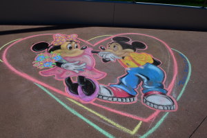 What happens on Valentine's Day in Walt Disney World?