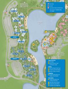 Caribbean Beach Resort Map