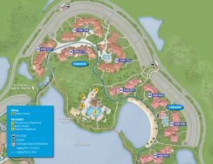 Coronado Springs Resort Map