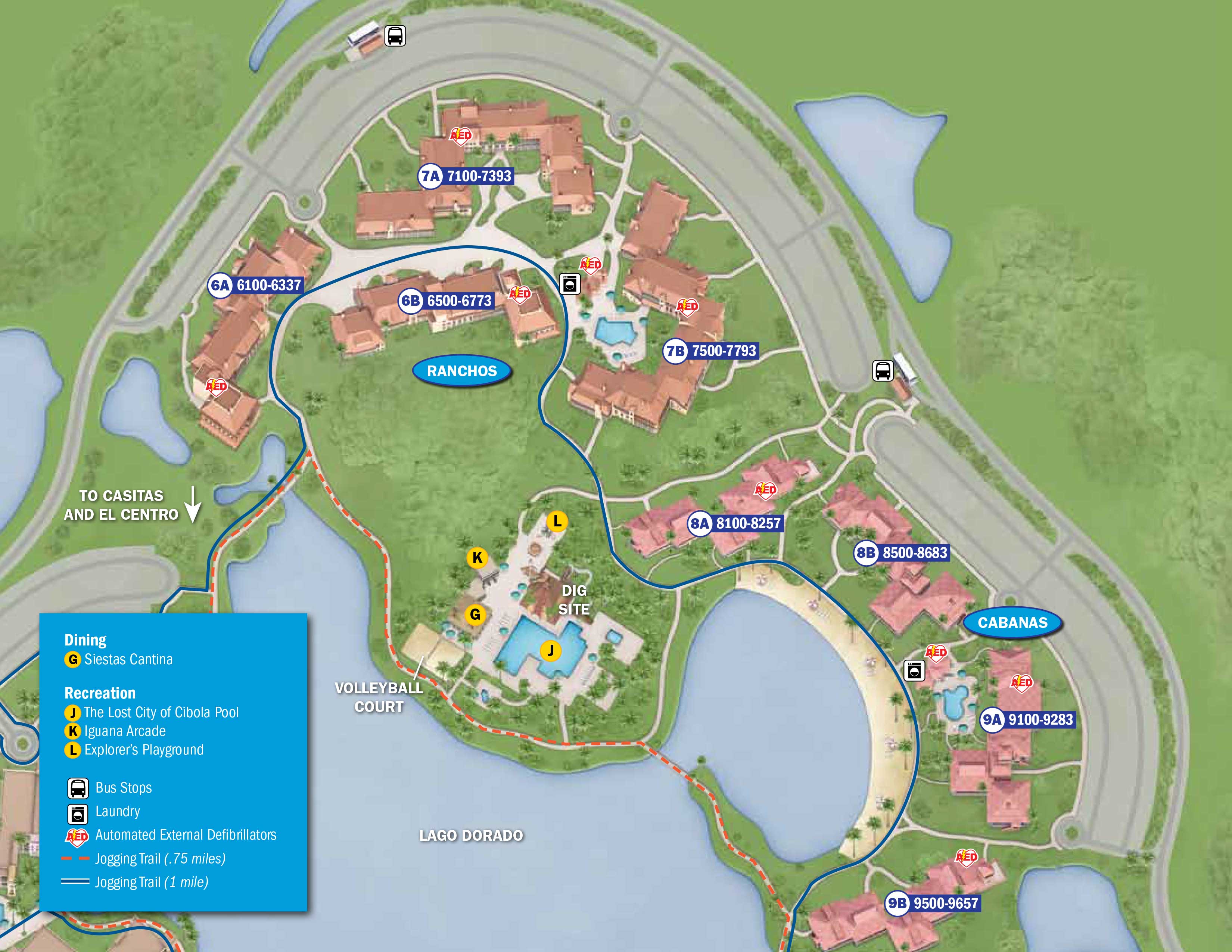 Coronado Springs Map 2025