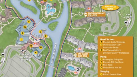 Port Orleans French Quarter Resort Map - KennythePirate.com