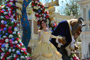 Walt Disney World, Magic Kingdom, Festival of Fantasy Parade, Belle and Beast