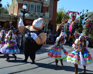 Walt Disney World, Magic Kingdom, Festival of Fantasy Parade, Tangled Float, Mime