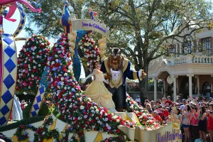 Walt Disney World, Magic Kingdom, Festival of Fantasy Parade, Belle and Beast