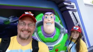 Buzz Lightyear in the Magic Kingdom