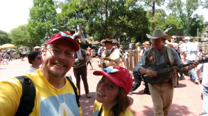 The Notorious Banjo Brothers and Bob in Magic Kingdom