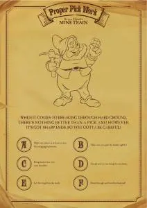 Seven Dwarfs Mine Train Miners Guide page 2