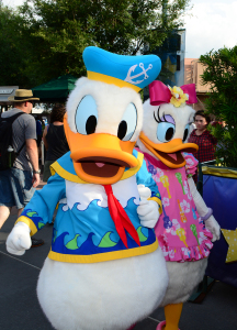 Donald Duck Rock your summer side dance party at Hollywood Studios June 2014