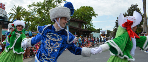 Anna and Elsa's Royal Welcome Parade featuring Kristoff at Hollwood Studios in Disney World