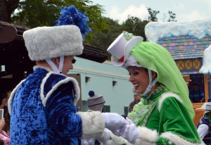 Anna and Elsa's Royal Welcome Parade featuring Kristoff at Hollwood Studios in Disney World