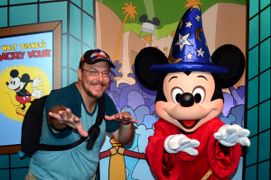 2014 Disney's Hollywood Studios meet and greet Sorcerer Mickey