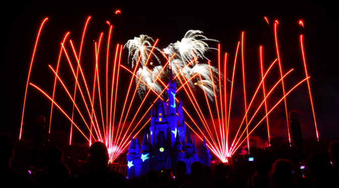 Wishes Fireworks At The Magic Kingdom In Disney World - KennythePirate.com