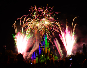 Wishes Fireworks at the Magic Kingdom in Disney World August 2014