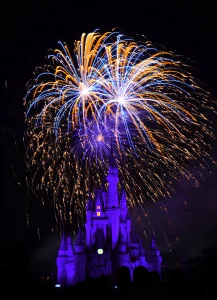 Wishes Fireworks at the Magic Kingdom in Disney World August 2014