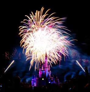 Wishes Fireworks at the Magic Kingdom in Disney World August 2014