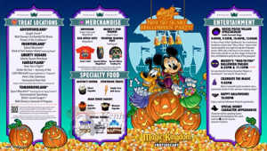 Mickey's Not So Scary Halloween Party Map and Info