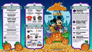 Mickey's Not So Scary Halloween Party Map and Info