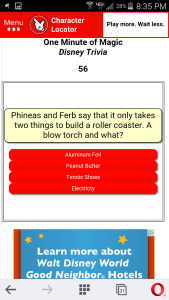 Character Locator trivia