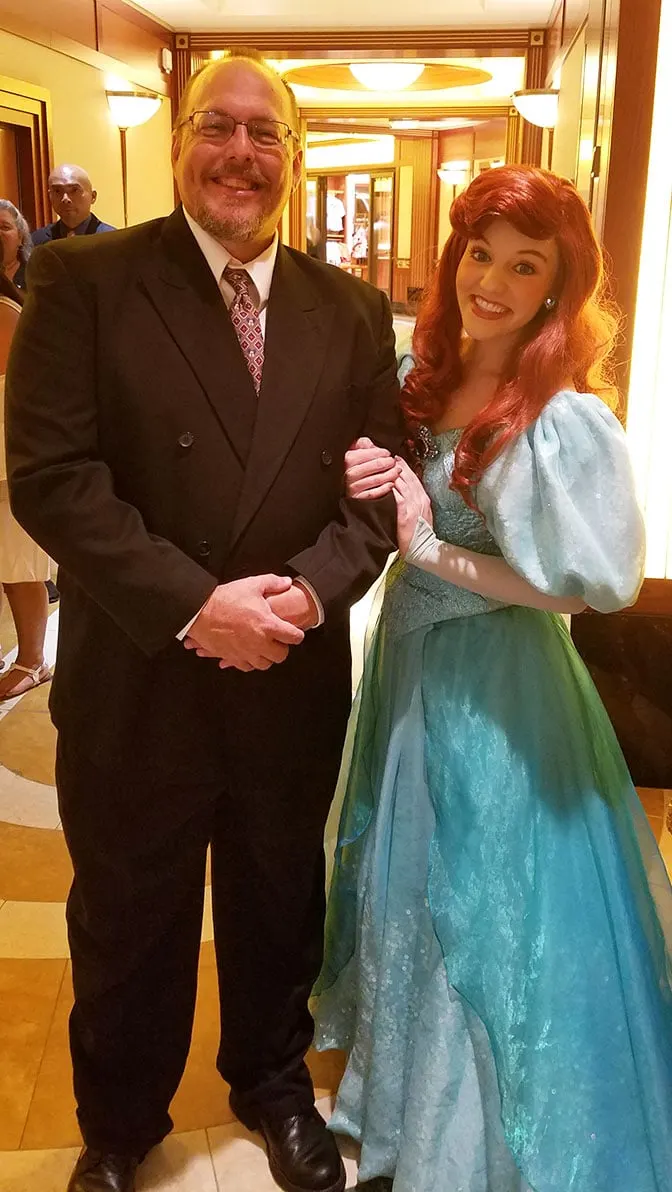 Ariel onboard Disney Fantasy Formal Night KennythePirate